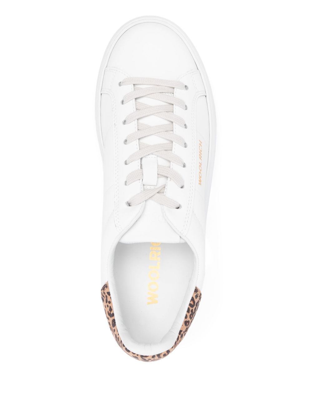 Woolrich Chunky Court Leather Sneakers White