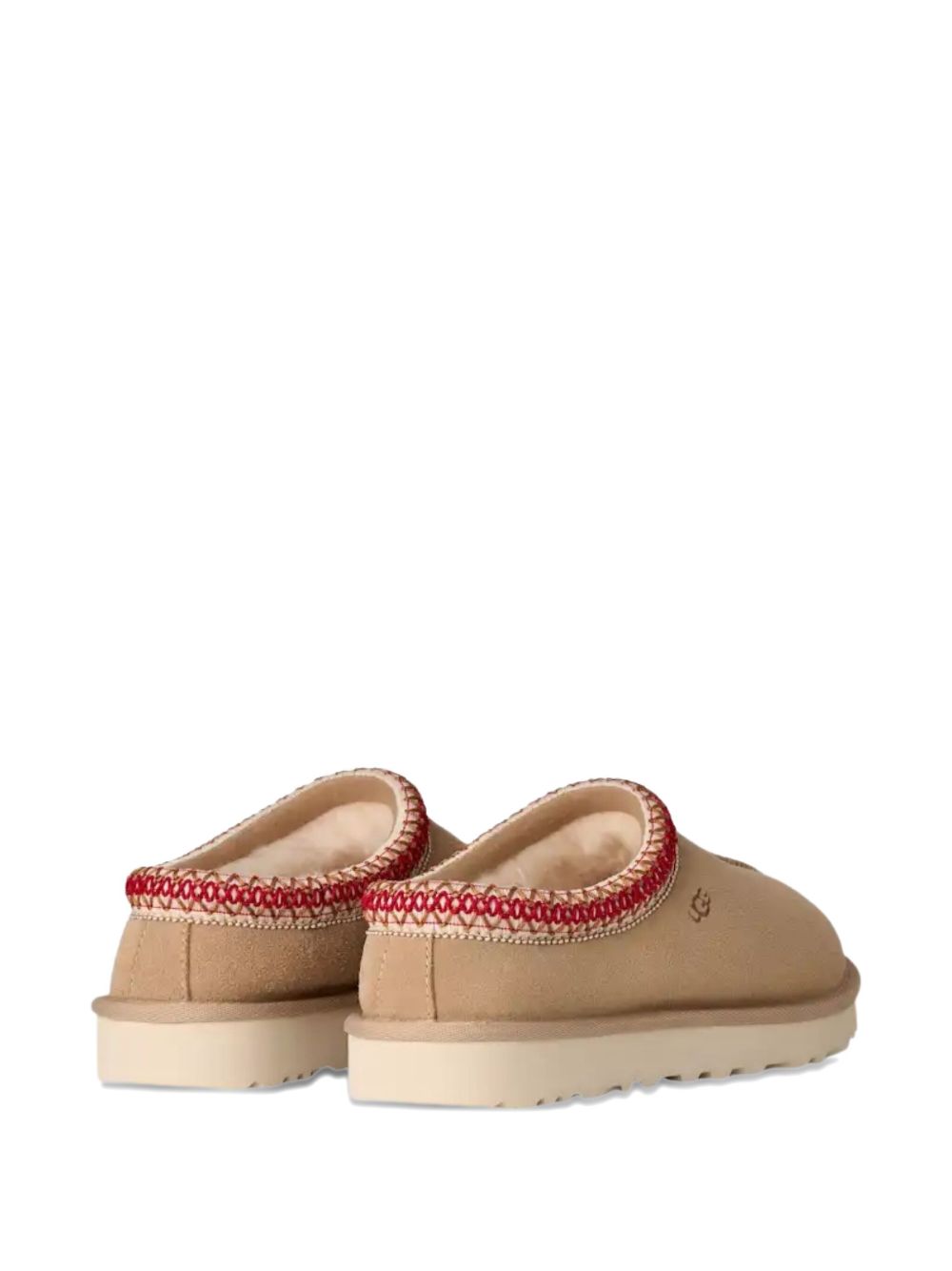 Ugg Australia Tasman II Sheepskin-Trimmed Closed Toe Sandals Beige
