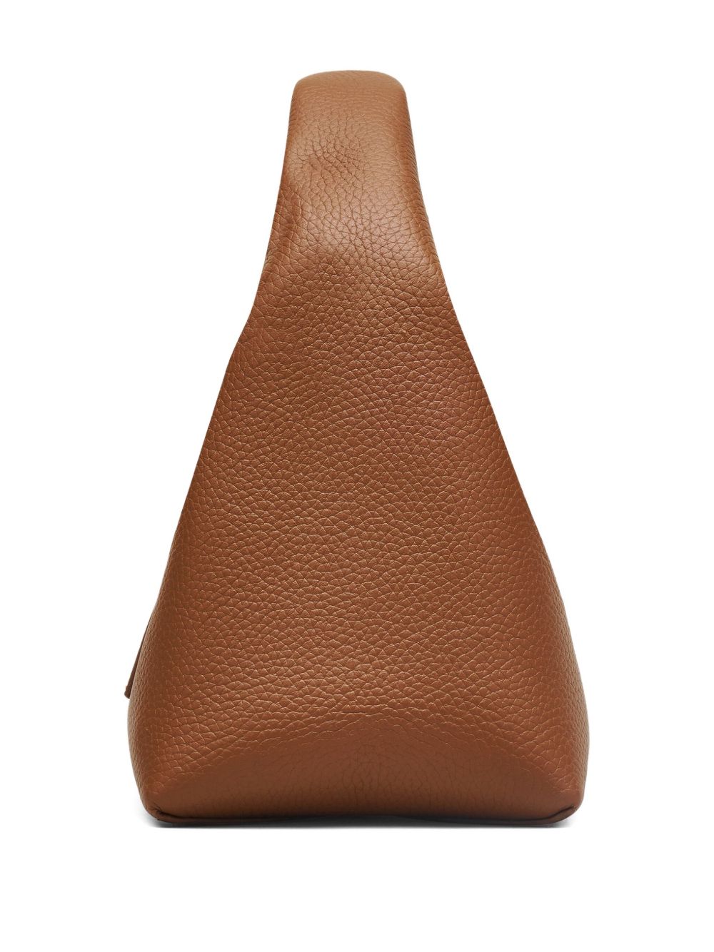 Marc Jacobs The Mini Sack Leather Brown Structured Top-Handle Bag Leather Brown