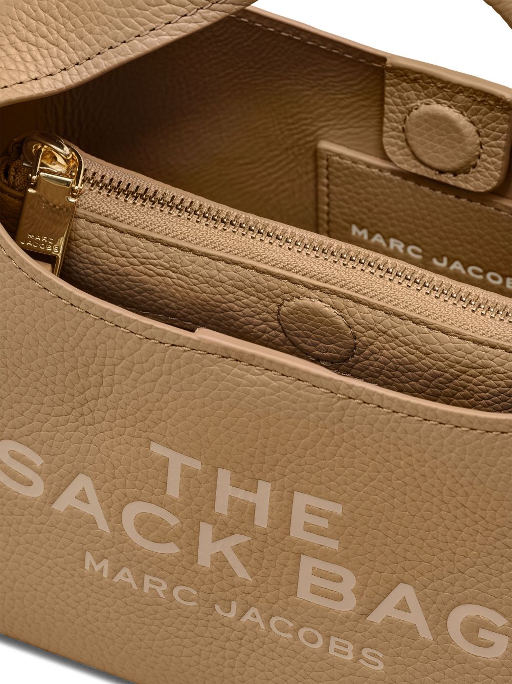 Marc Jacobs The Mini Sack Leather Handbag Camel