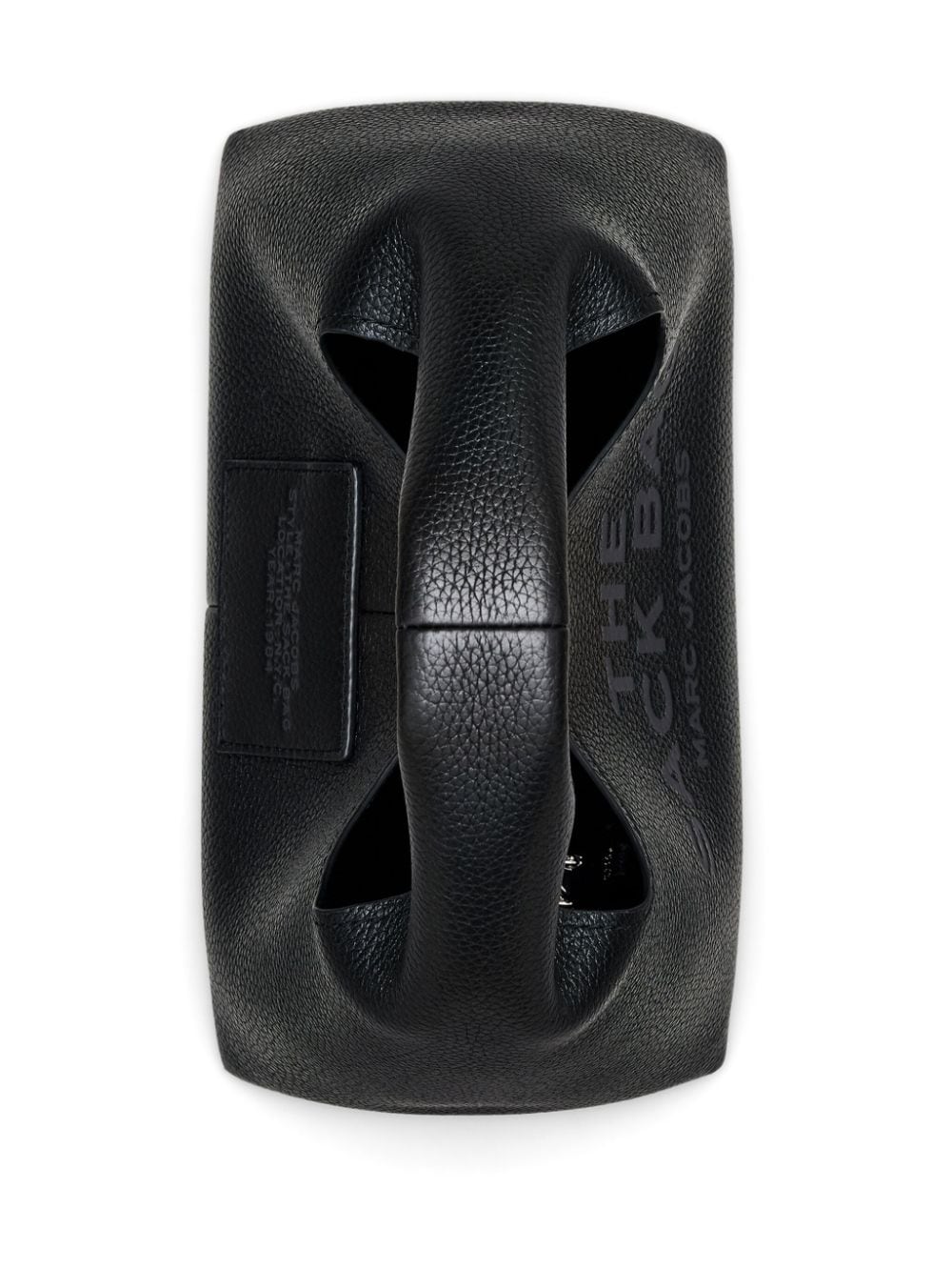 Marc Jacobs The Sack Mini Debossed-Leather Tote Bag Black