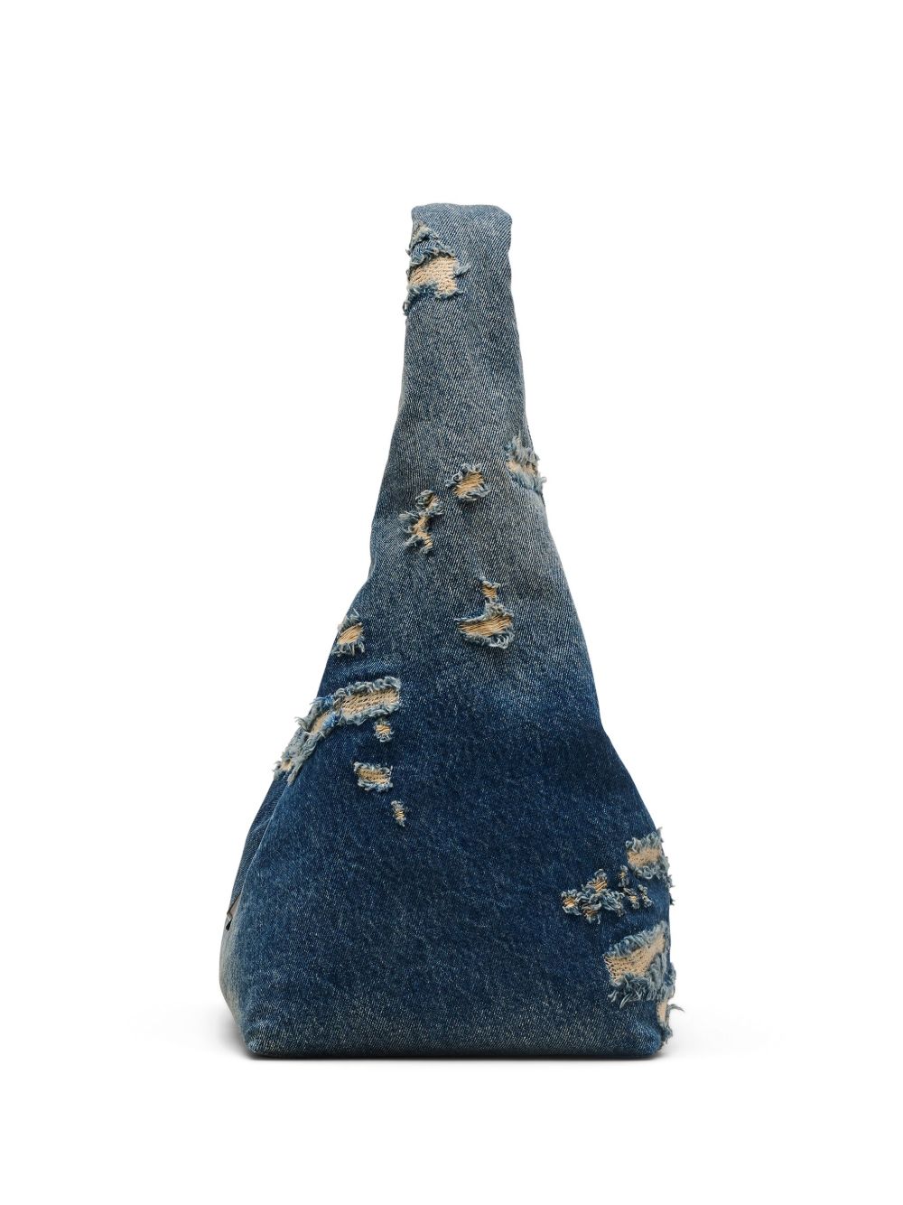 Marc Jacobs The Rip and Repair Denim Sack Bag Blue