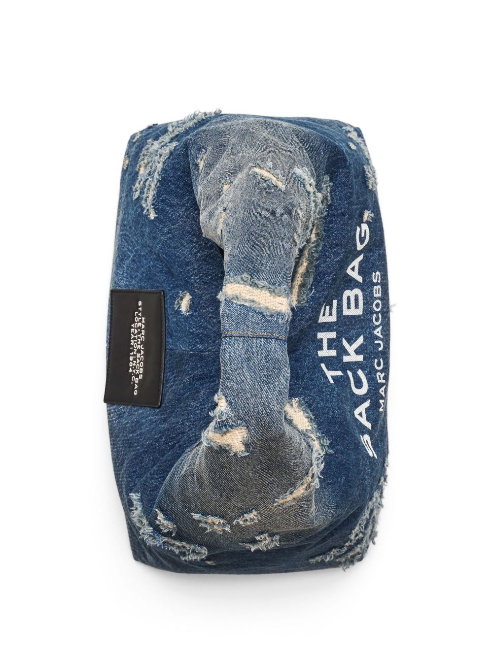 Marc Jacobs The Rip and Repair Denim Sack Bag Blue