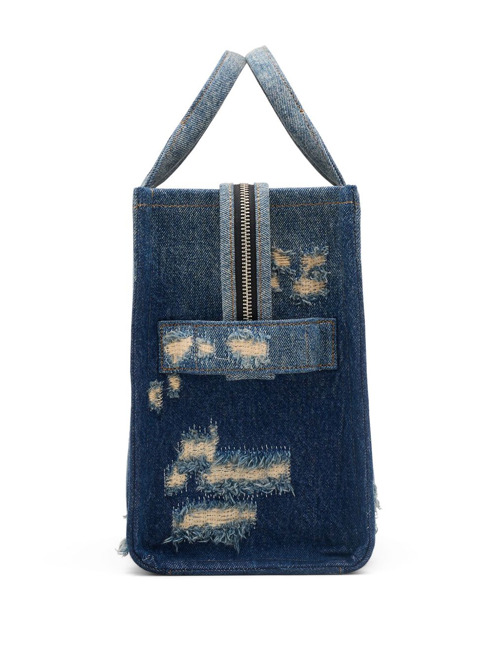 Marc Jacobs The Rip and Repair Denim Medium Tote Bag Blue