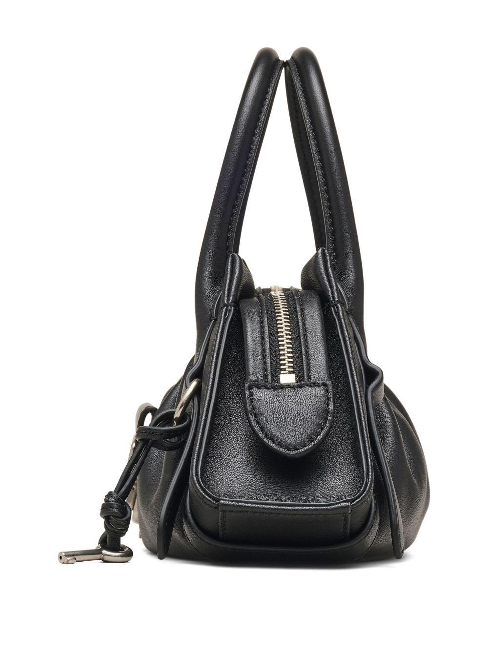 Marc Jacobs Christina Small Satchel Black Leather Bag Black