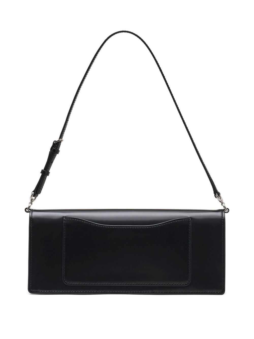 Marc Jacobs The Mirror Flower Cut-Out Leather Shoulder Bag Black