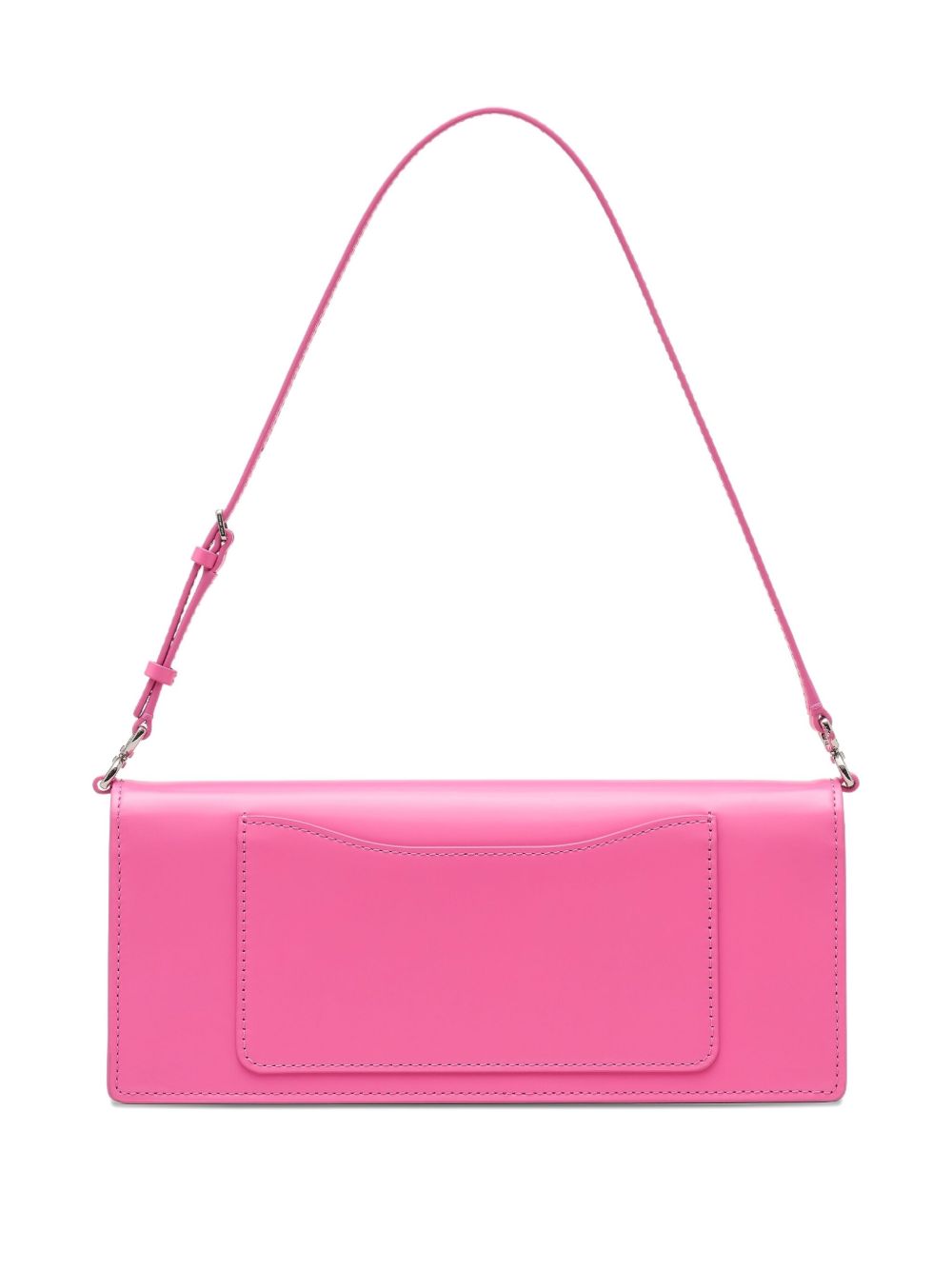Marc Jacobs The Mirror Shoulder Leather Bag With Flower Cutout Fuchsia