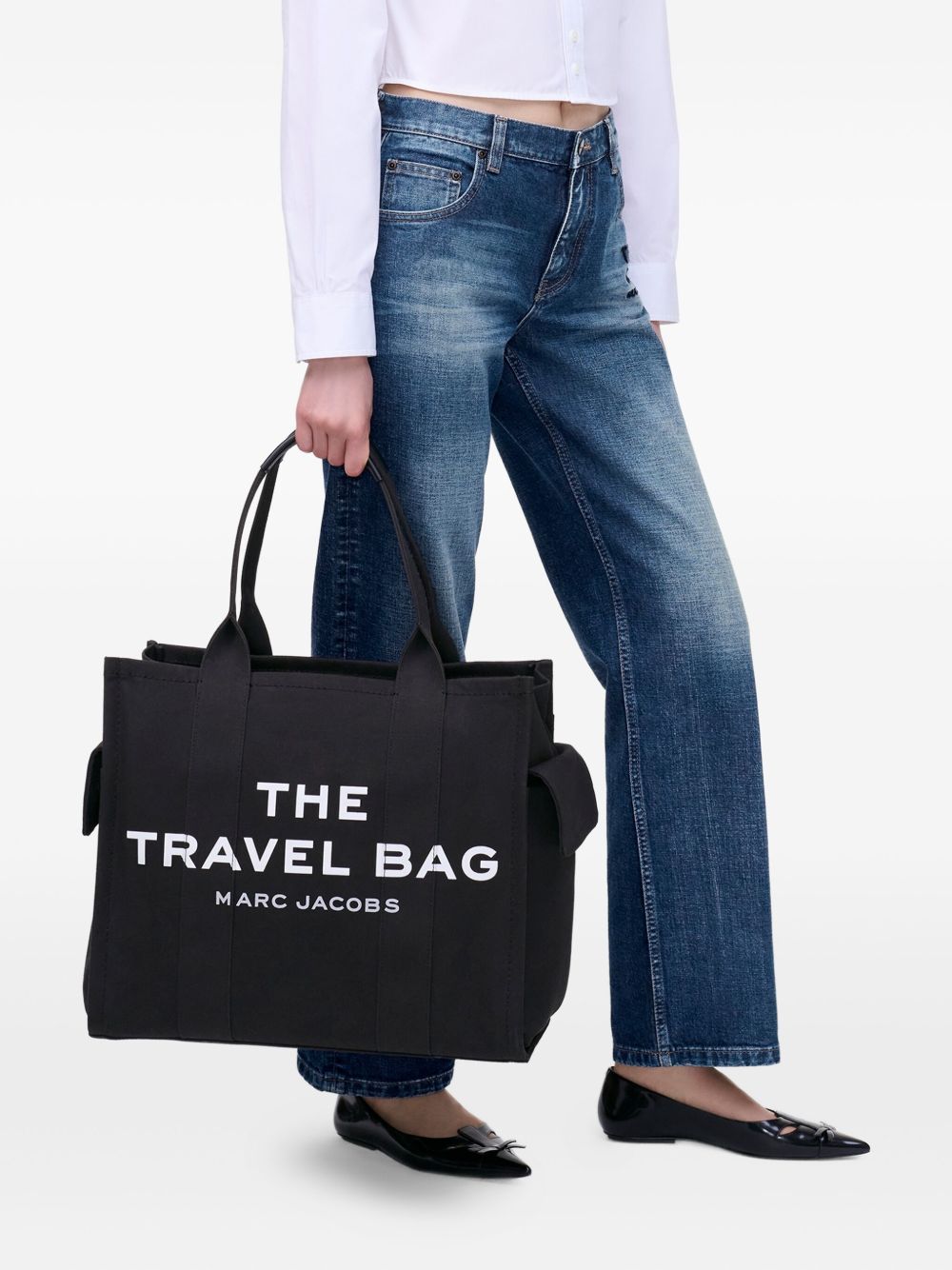 Marc Jacobs The Canvas Travel Tote Bag Black
