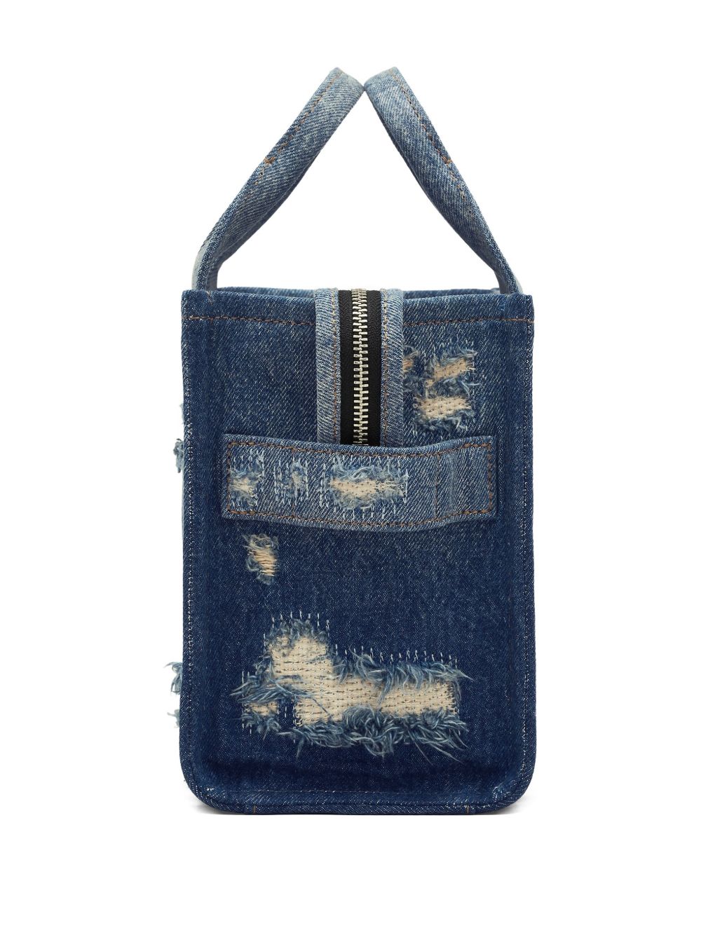 Marc Jacobs The Rip And Repair Denim Small Tote Bag Blue