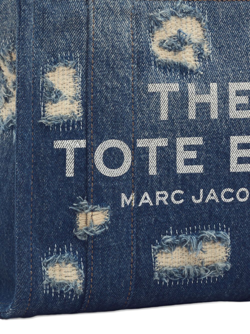 Marc Jacobs The Rip And Repair Denim Small Tote Bag Blue