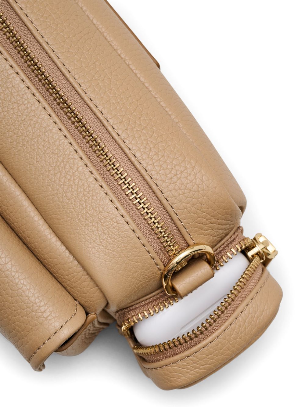 Marc Jacobs The Leather Cargo Shoulder Bag in Camel