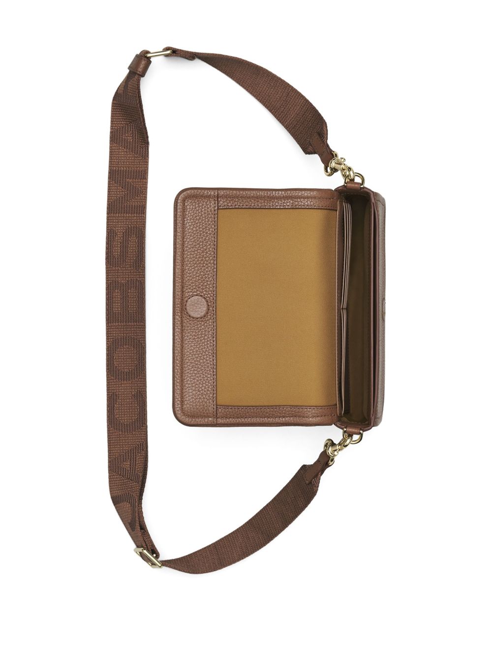 Marc Jacobs The Leather Mini Shoulder Bag Leather Brown
