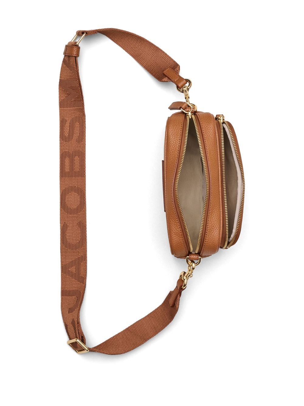 Marc Jacobs The Chestnut Brown Crossbody Leather Shoulder Bag Leather Brown