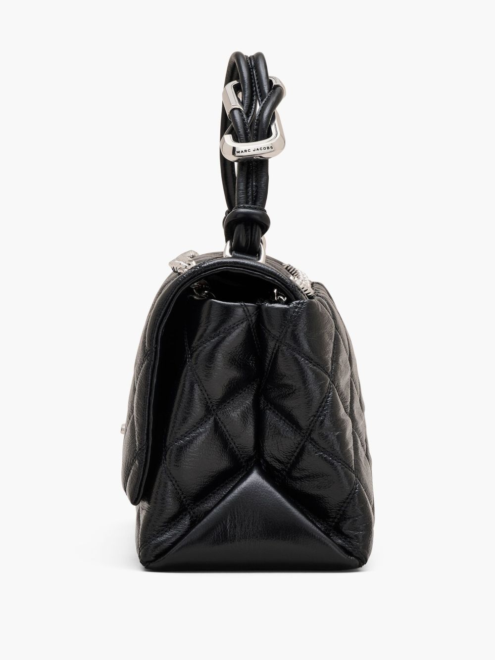 Marc Jacobs The Quilted Dual Convertible Leather Shoulder Bag Black