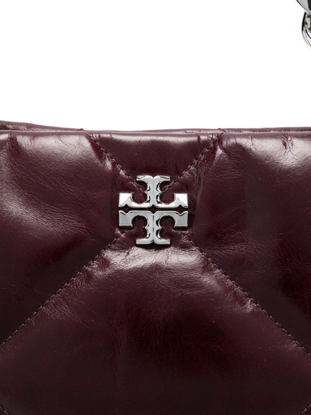 Tory Burch Quilted Chain-Strap Leather Shoulder Bag Bordeaux