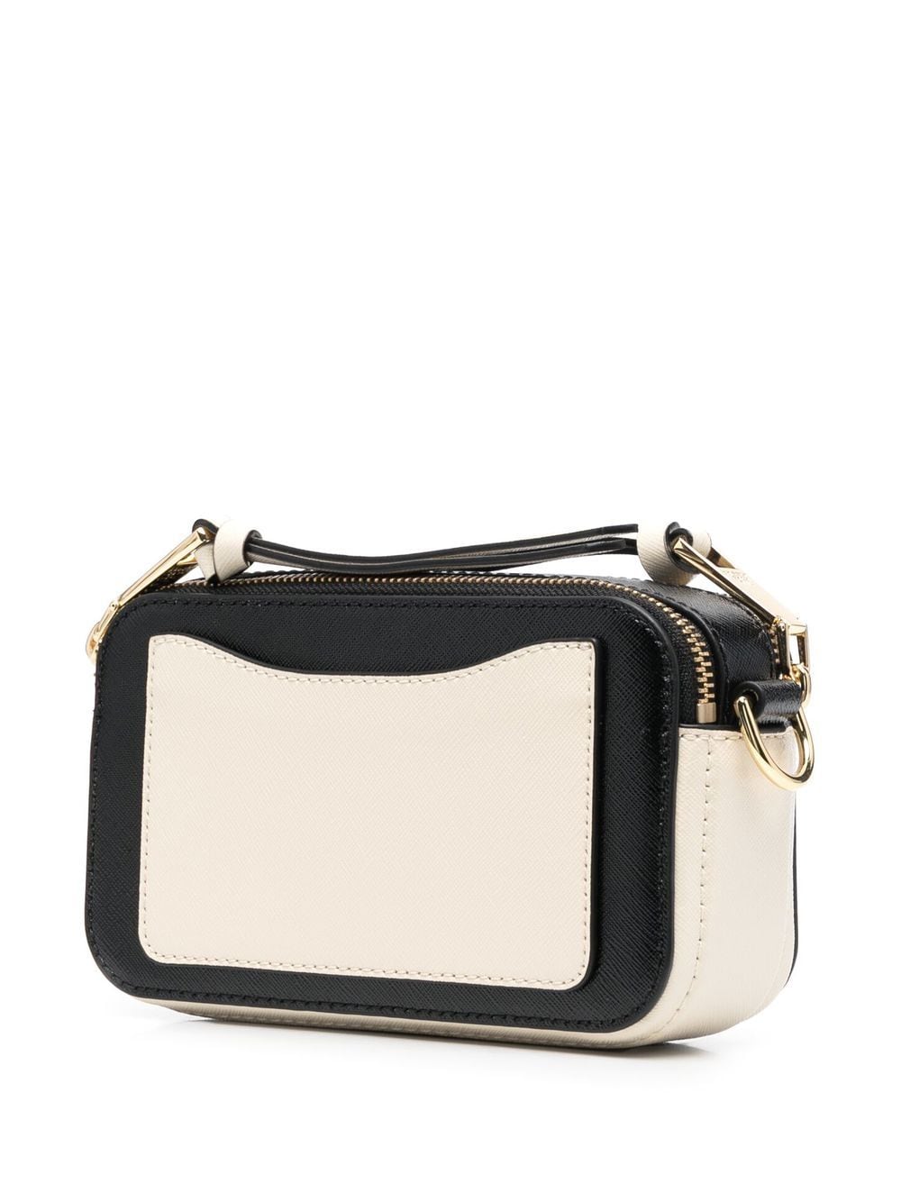 Marc Jacobs The Snapshot Leather Shoulder Bag White