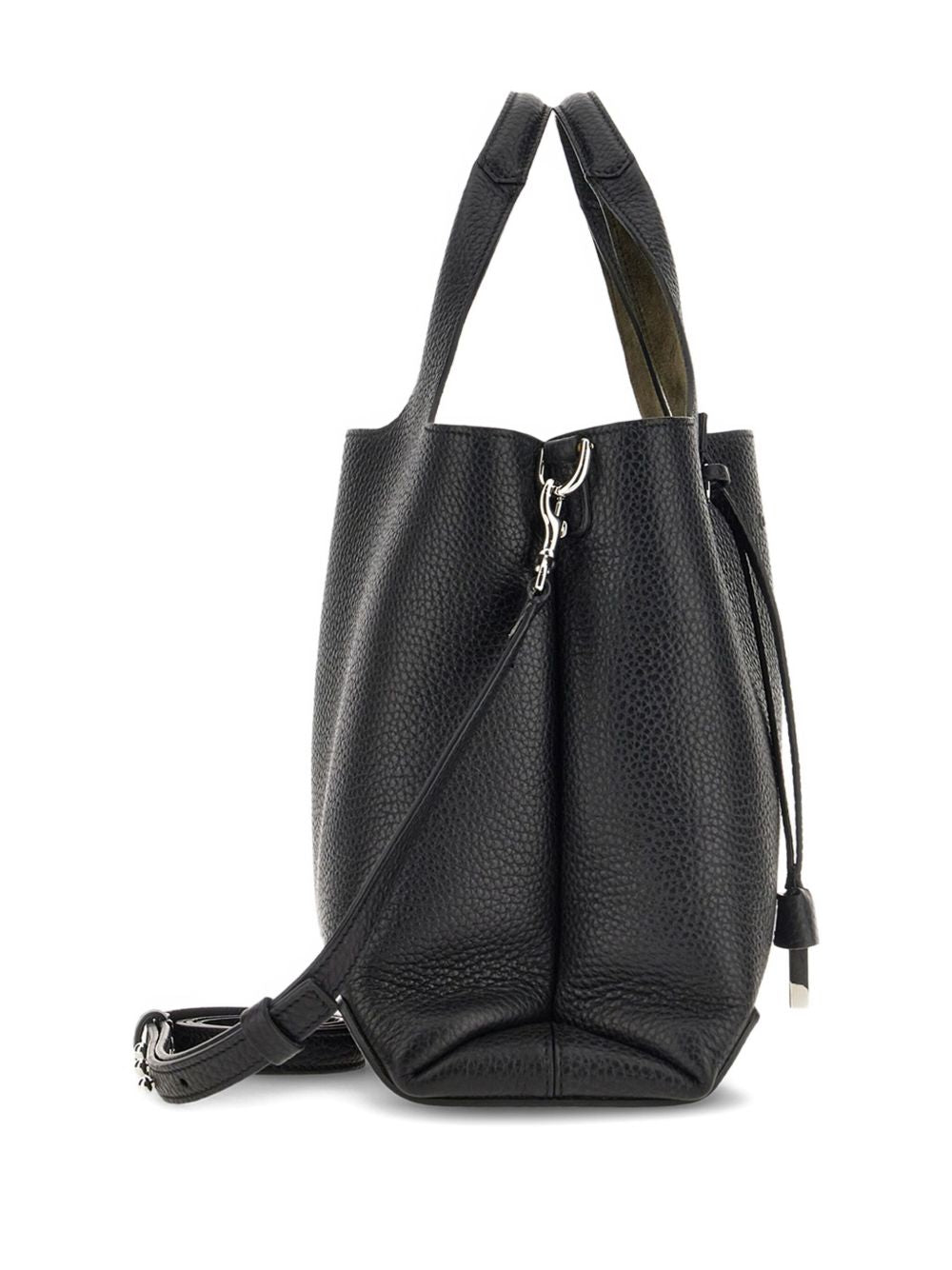 Hogan Pre Pre Small Leather Tote Bag Black black
