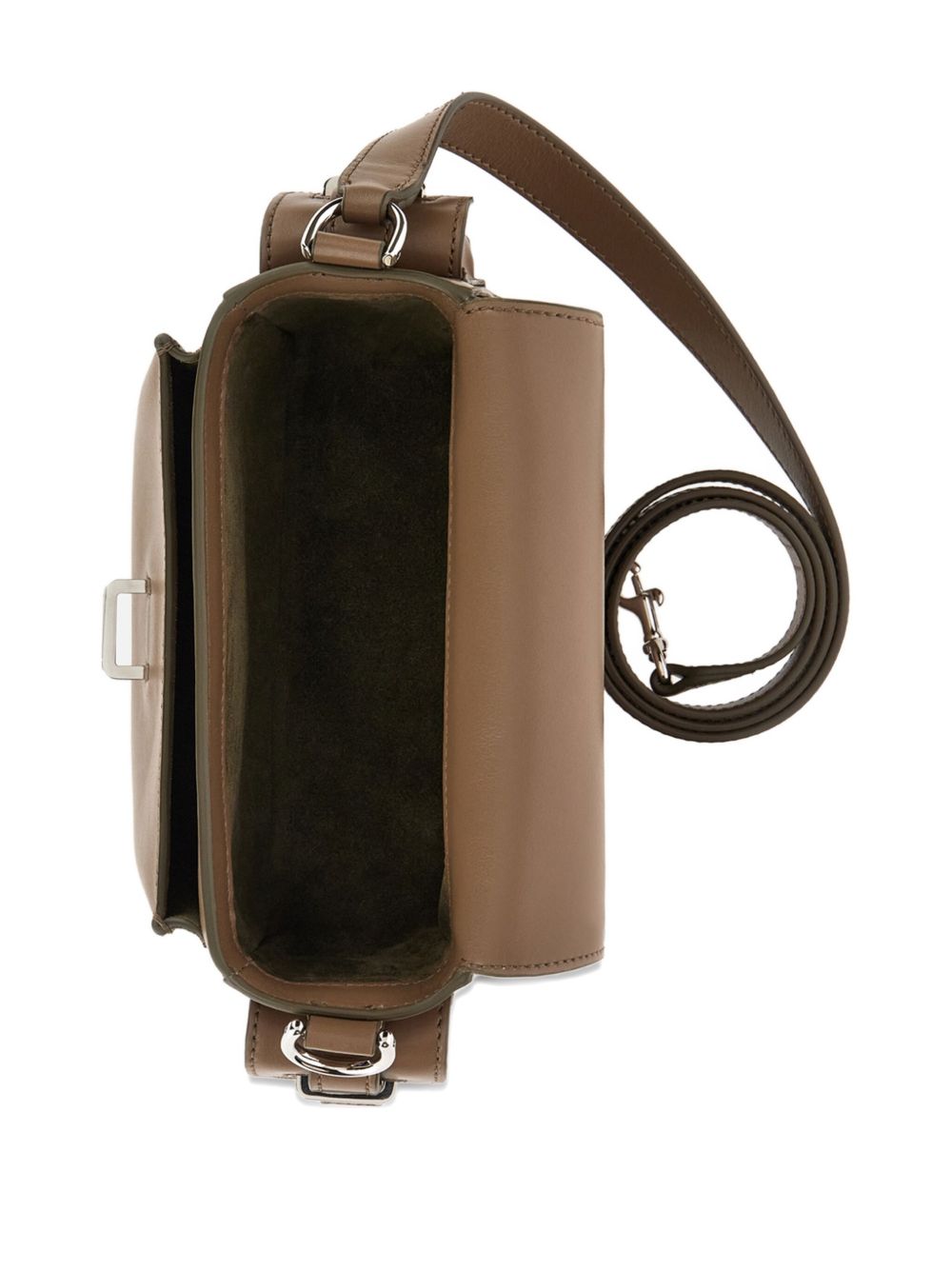 Hogan Pre Pre Flap Small Calfskin Shoulder Bag Light Brown