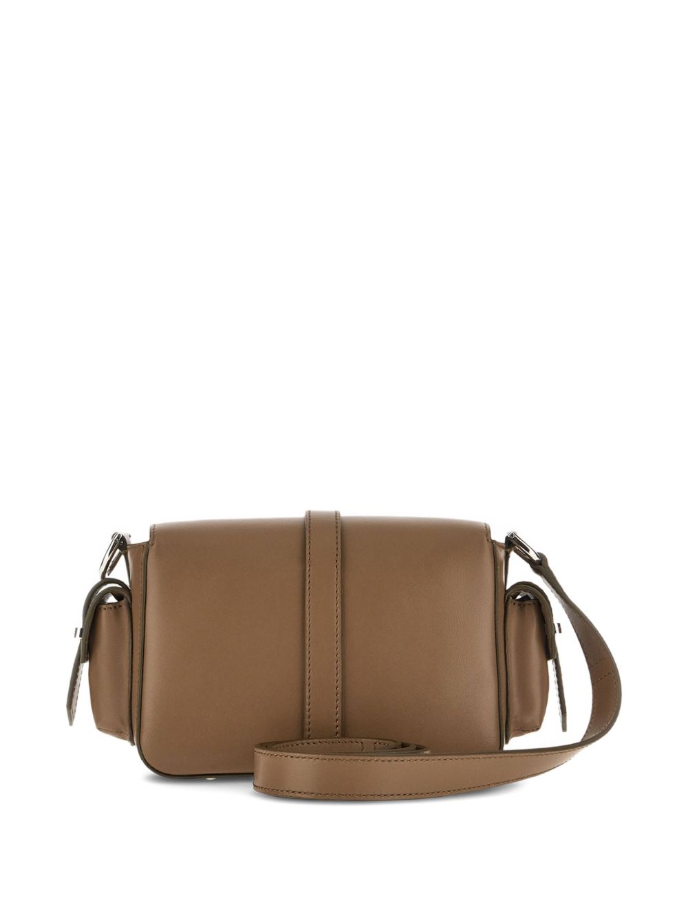 Hogan Pre Pre Flap Small Calfskin Shoulder Bag Light Brown