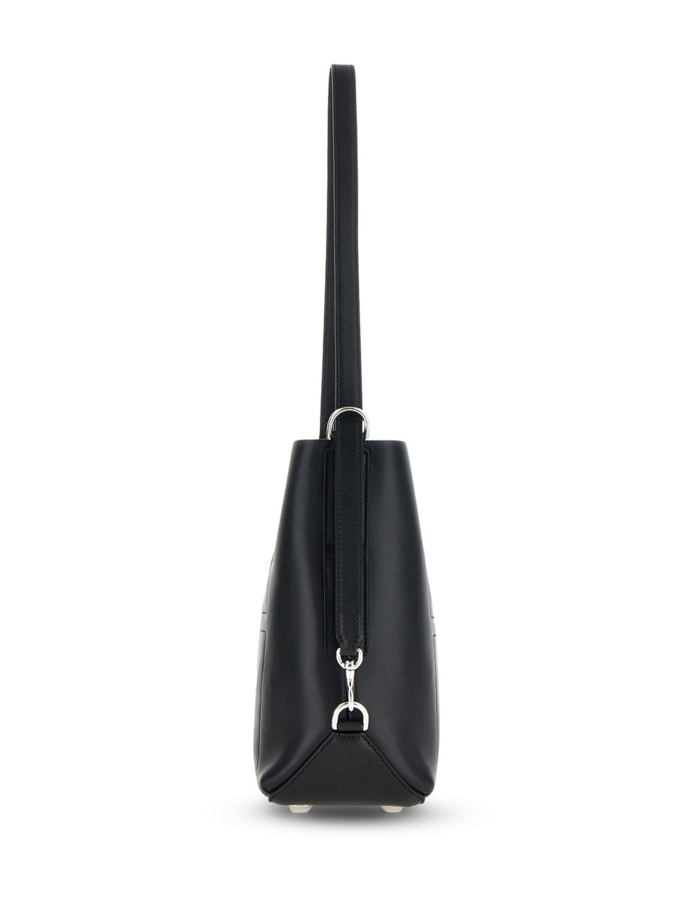 Hogan Pre Pre Hocket Small Leather Hobo Bag Black