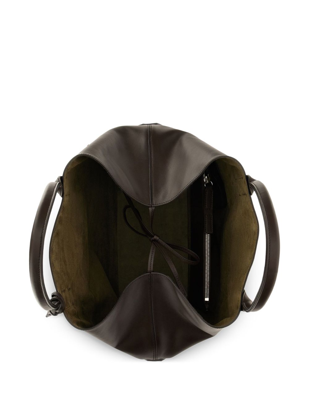 Hogan Pre Pre Script Medium Calfskin Tote Bag Dark Brown