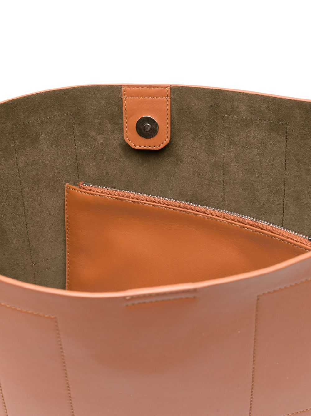 Hogan Pre Pre Hocket Small Brown Calf Leather Hobo Bag Brown