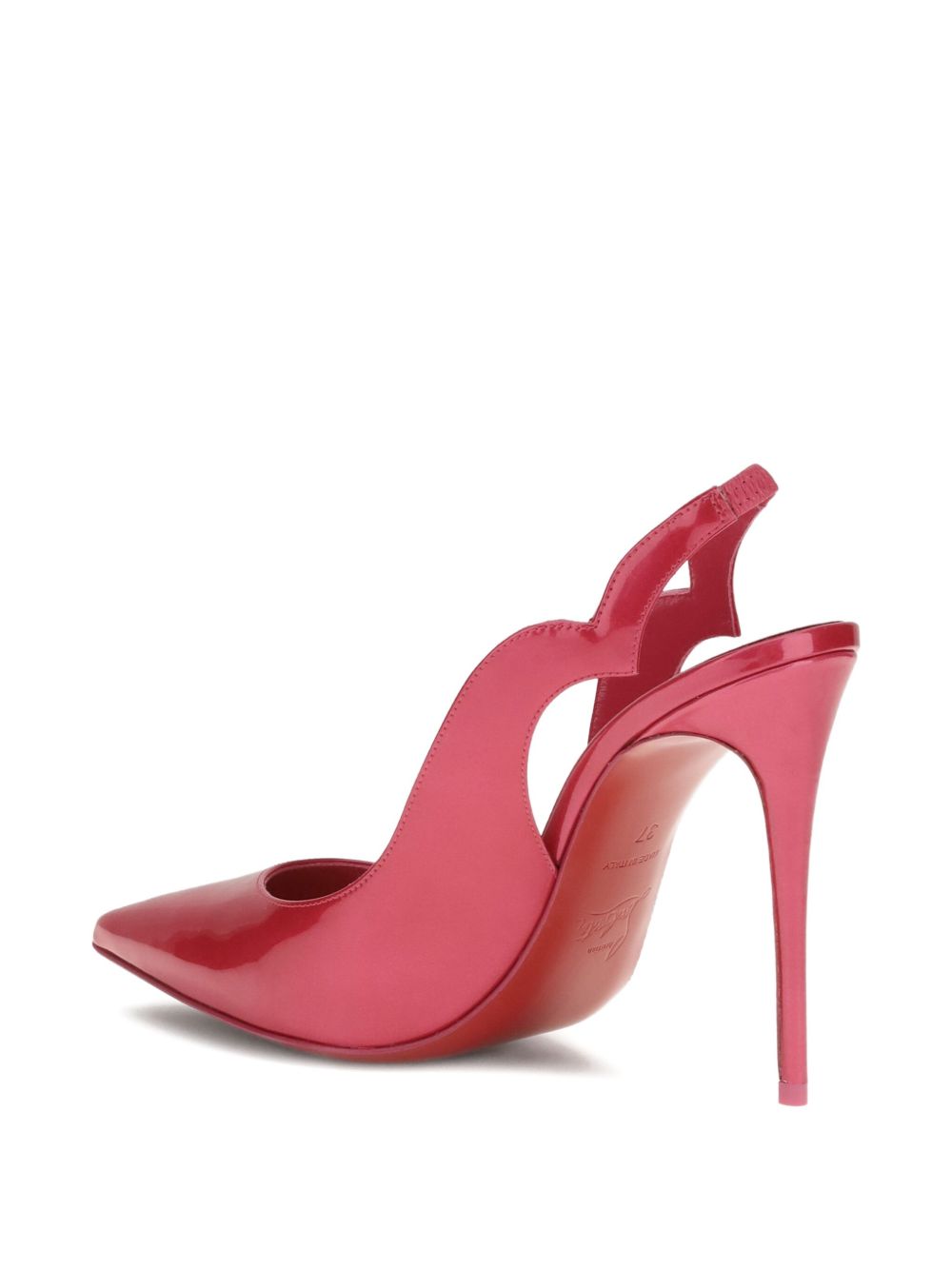 Christian Louboutin Hot Chick Leather Pumps Fuchsia