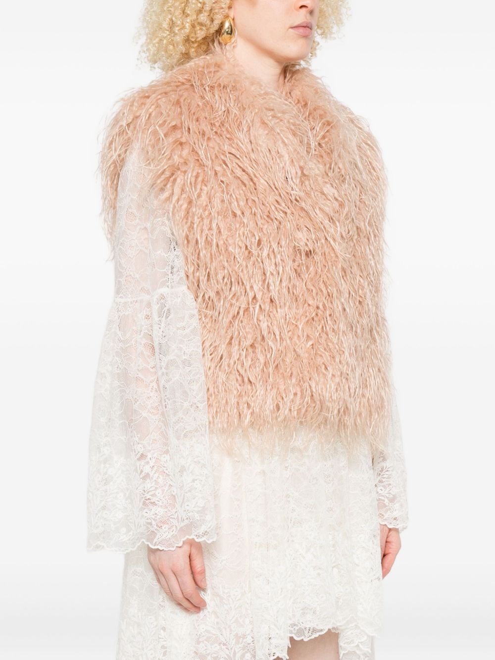 Forte Forte Sleeveless Jacket Powder