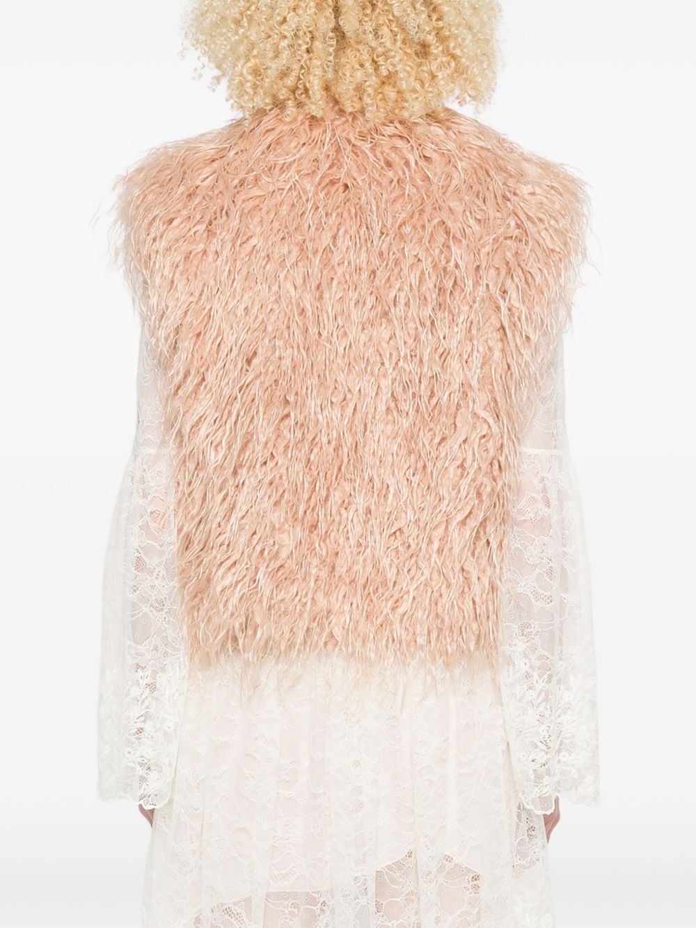 Forte Forte Sleeveless Jacket Powder