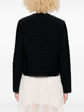 Forte Forte Quilted Matelassé Short Jacket Blue