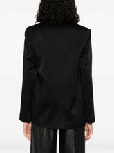 Forte Forte Single-Breasted Satin Jacket Black black