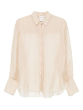 Forte Forte Organza Classic Straight Shirt Beige