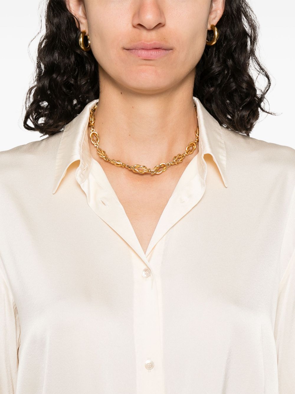 Forte Forte Silk Shirts Light Beige