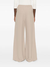 Fabiana Filippi Wide-Leg Silk Blend Trousers Beige