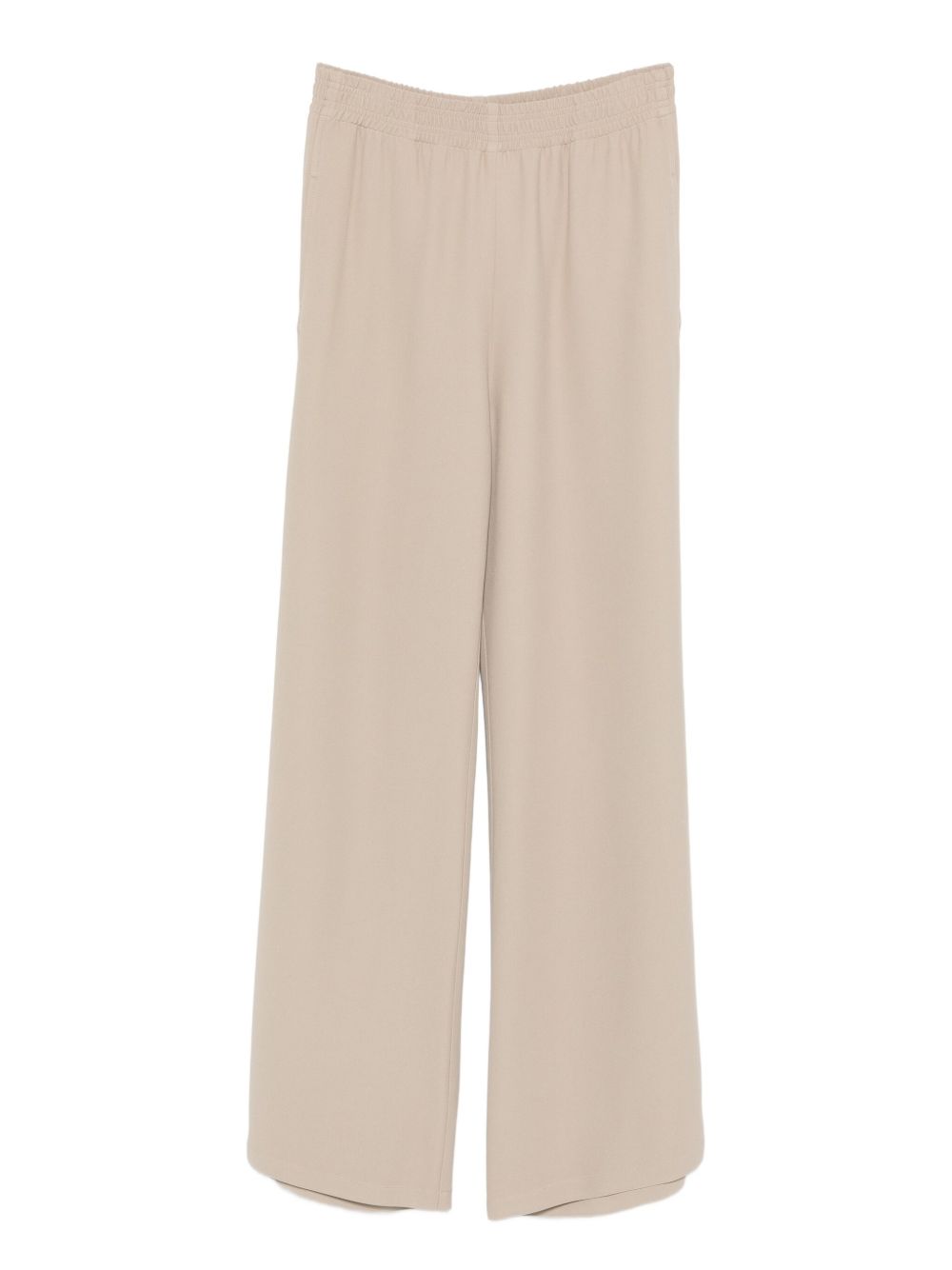 Fabiana Filippi Wide-Leg Silk Blend Trousers Beige