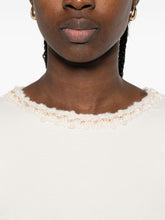 Fabiana Filippi White Silk-Blend Crewneck Sweater White