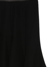 Emporio Armani Flared Black Skirt with Concealed Zip Black