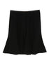 Emporio Armani Flared Black Skirt with Concealed Zip Black