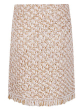 Fabiana Filippi Silk-Blend Midi Skirt Beige Beige