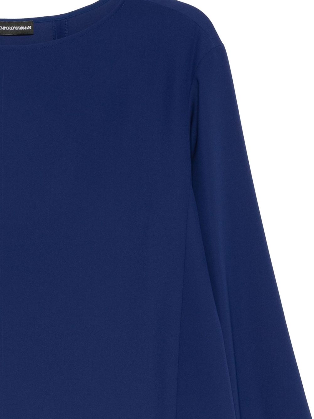 Emporio Armani BoatNeck Top Blue