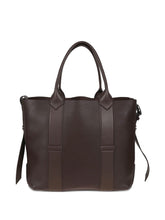 Hogan Pre Leather Panelled Medium Tote Bag Brown