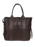 Hogan Pre Leather Panelled Medium Tote Bag Brown