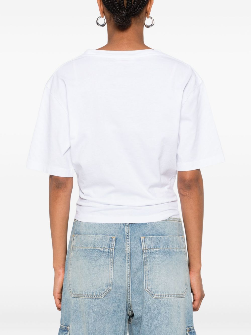 Dsquared2 Logo Graphic Cotton T-Shirt White