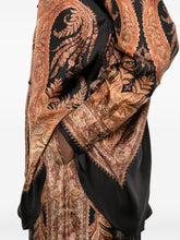 Zimmermann Paisley-Print Silk Shirt Black Black