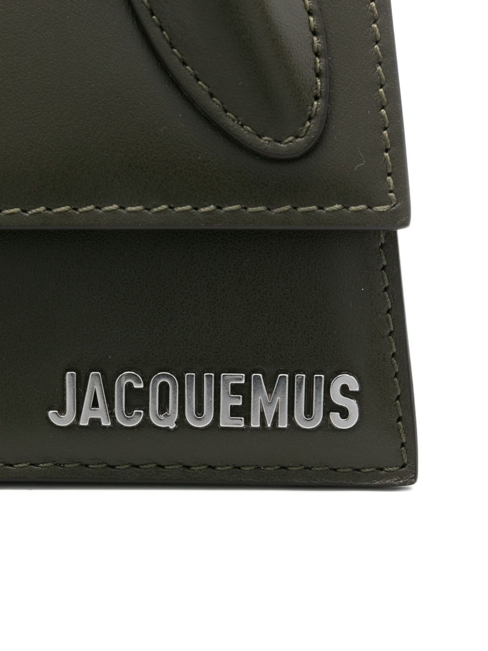 Jacquemus Le Chiquito Long Top Handle Tote Bag Green