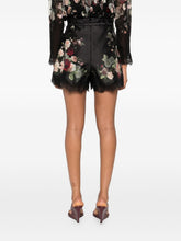 Zimmermann Floral-Lace Bow Shorts Black black