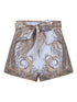 Zimmermann Paisley Silk-Blend Shorts Lilac lilac