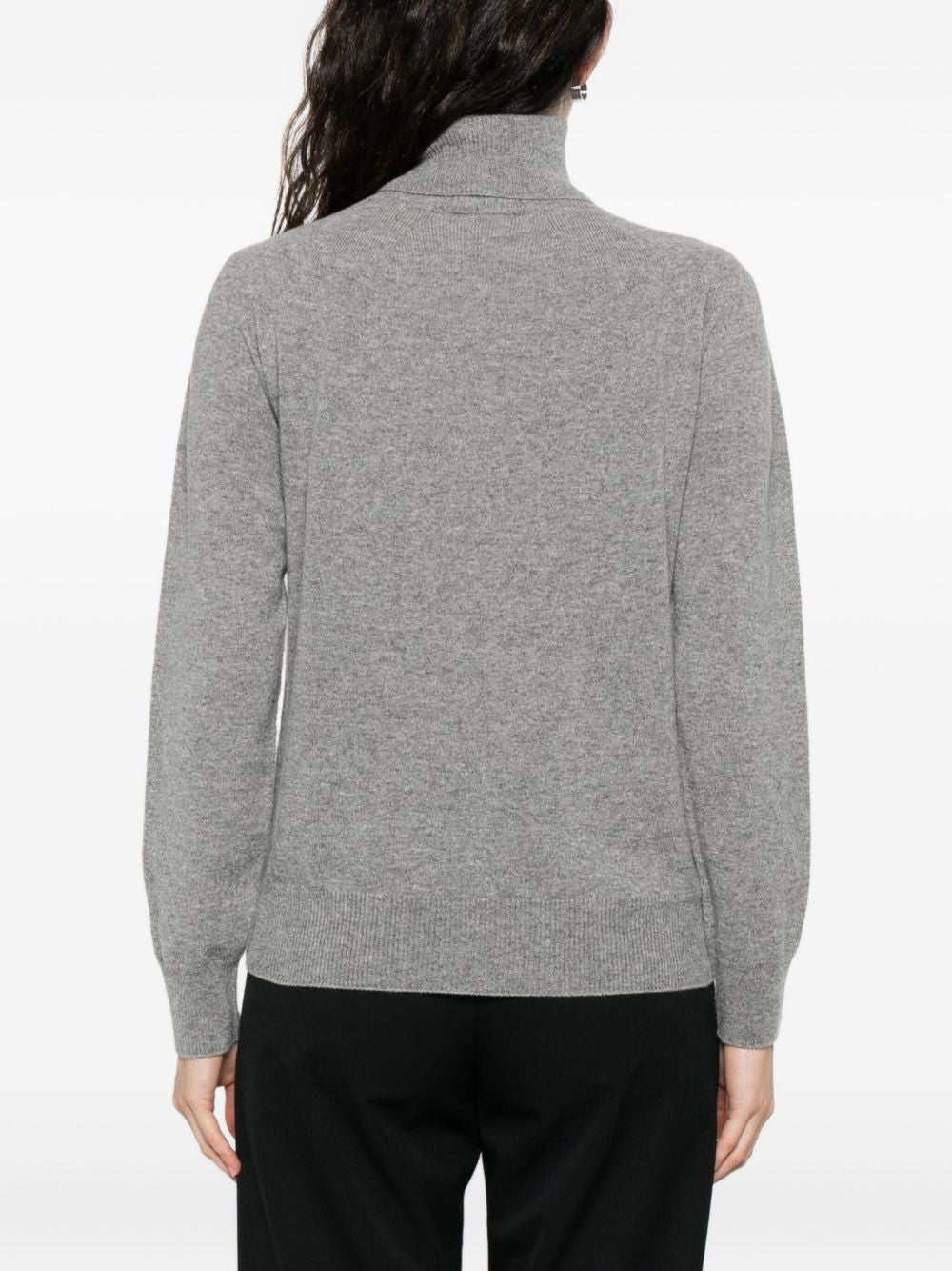 Emporio Armani Cashmere Turtleneck Sweater Grey