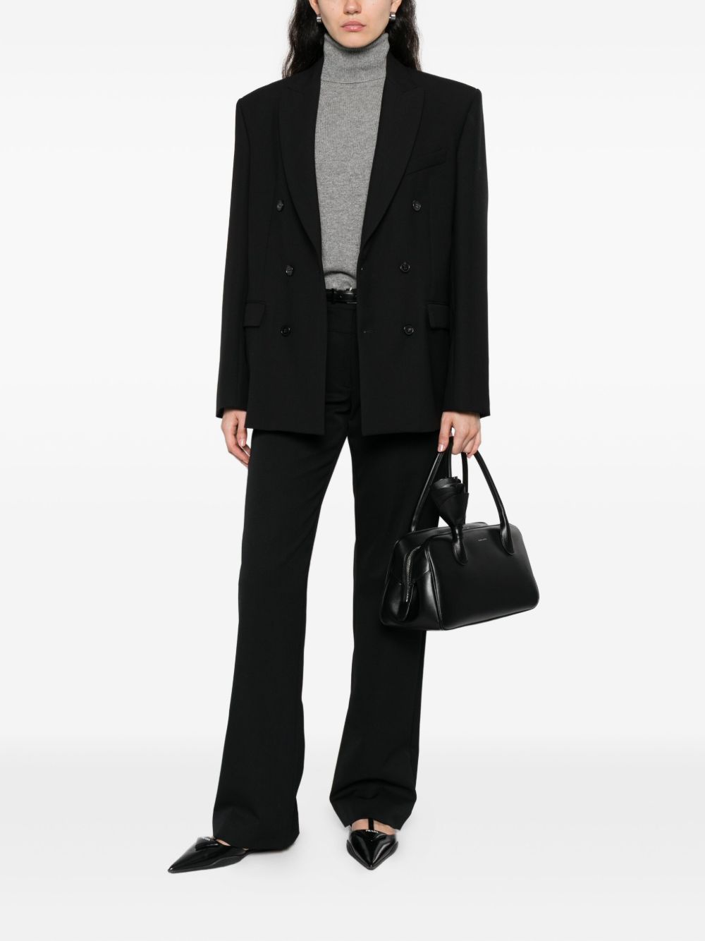 Emporio Armani Cashmere Turtleneck Sweater Grey