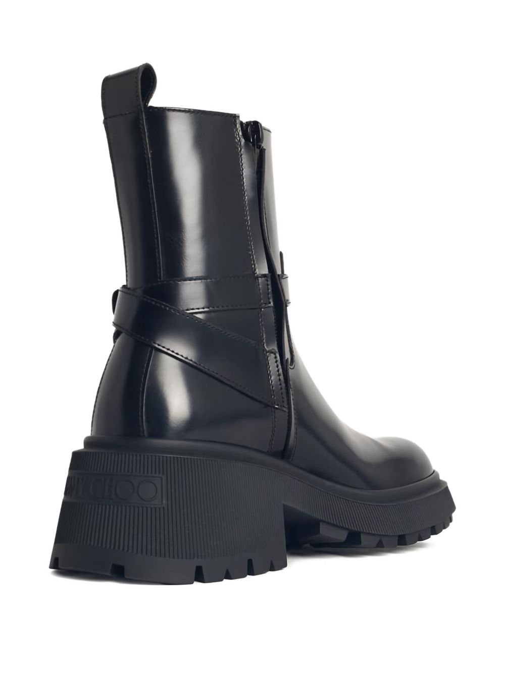 Jimmy Choo Conny Flat Ankle Boots Black